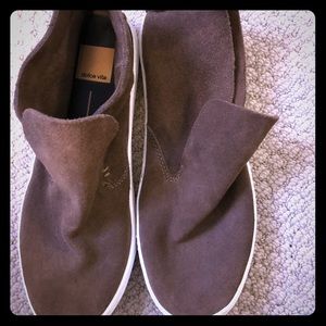 Dolce Vita suede slip on tennis shoes